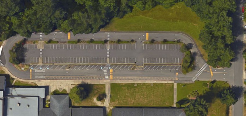 International School Parking Lot